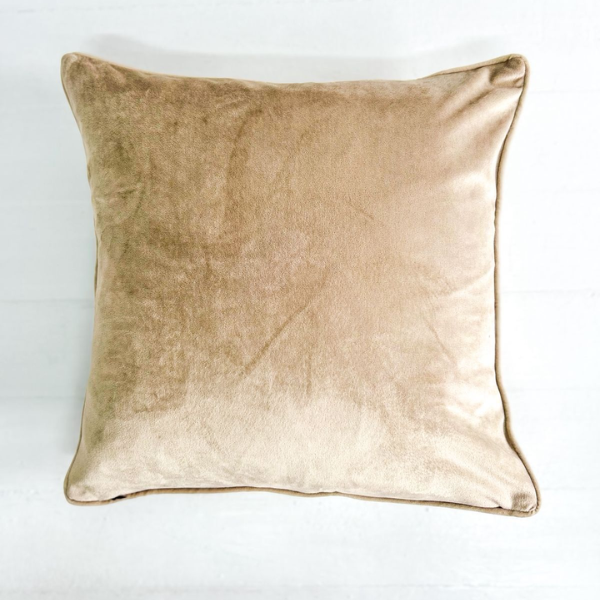 Velvet Full Scatter Pillow  - Stone Gold